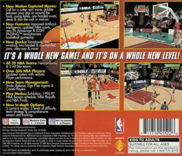 NBA Shoot Out 97 (US) box cover back